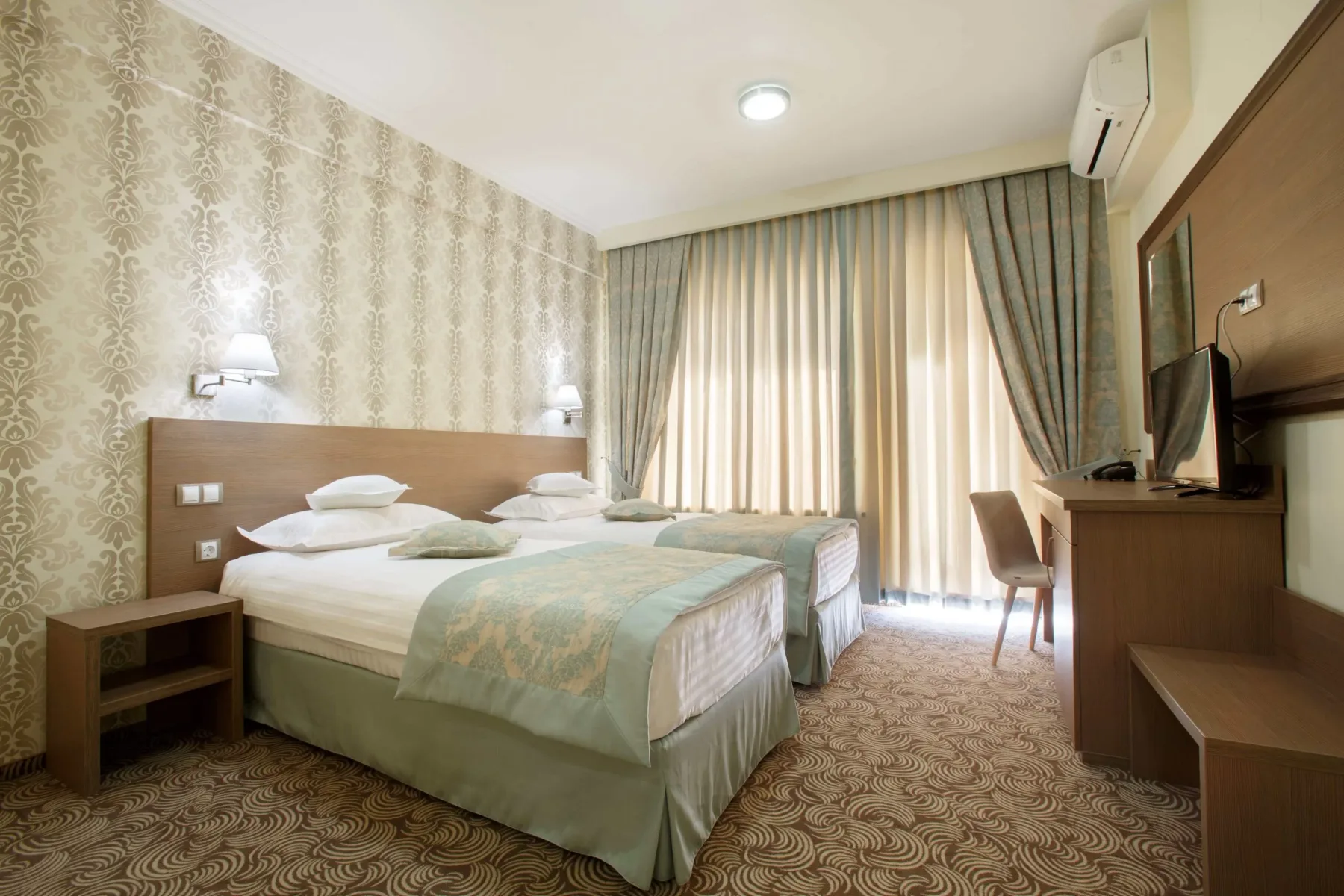 Habitación superior con dos camas individuales