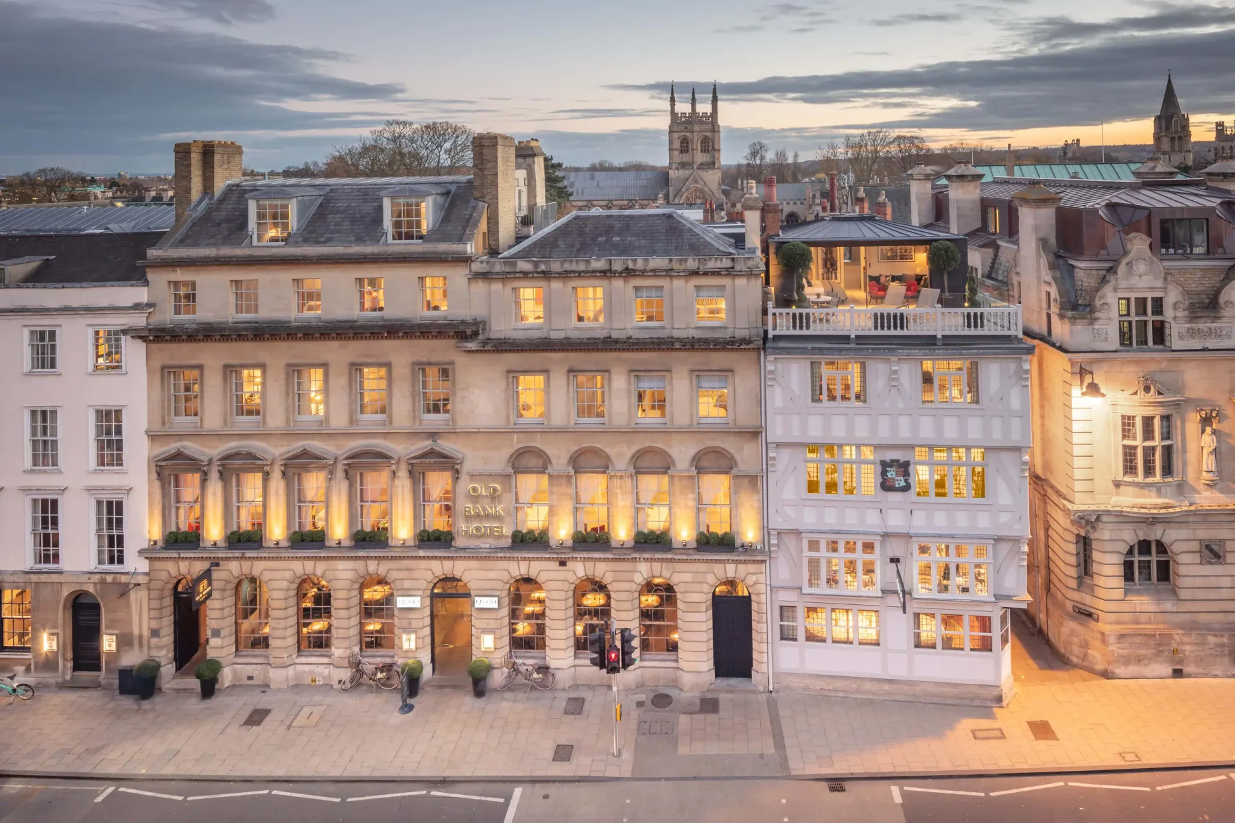 Exterior del Old Bank Hotel