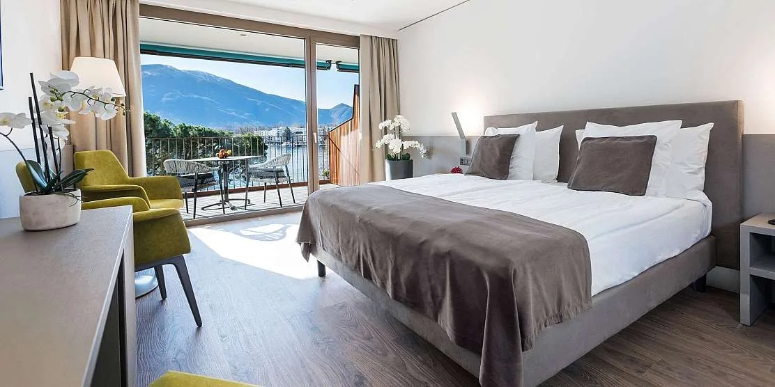 Interior de una habitación de hotel