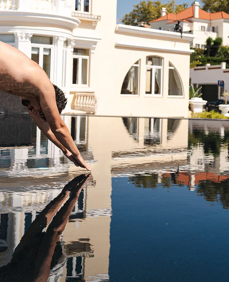 Outdoor swimming pool