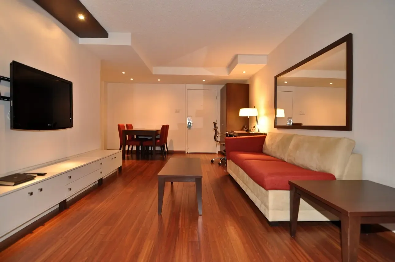 Suite de un dormitorio, en planta alta