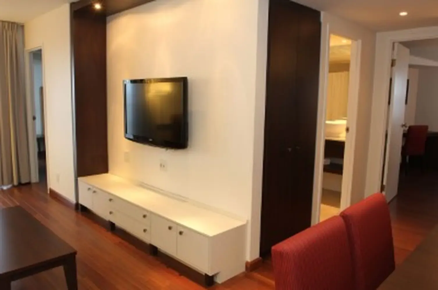 Suite de un dormitorio, en planta alta