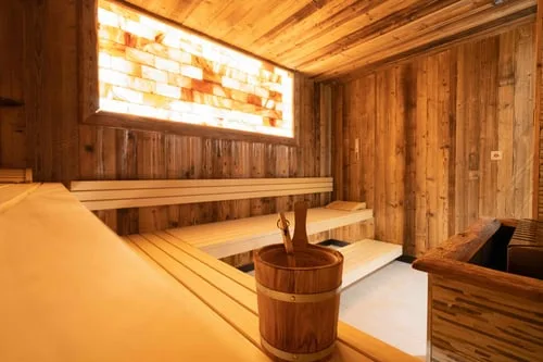 Sauna in the hotel wellness area