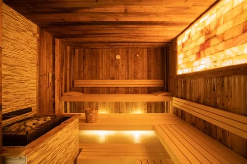 Hotel wellness area