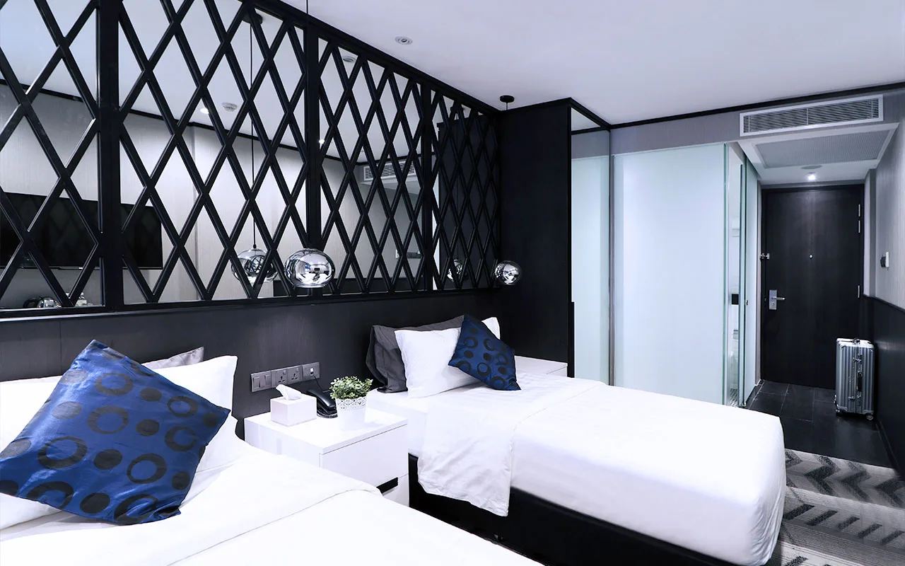 Habitación deluxe con dos camas individuales