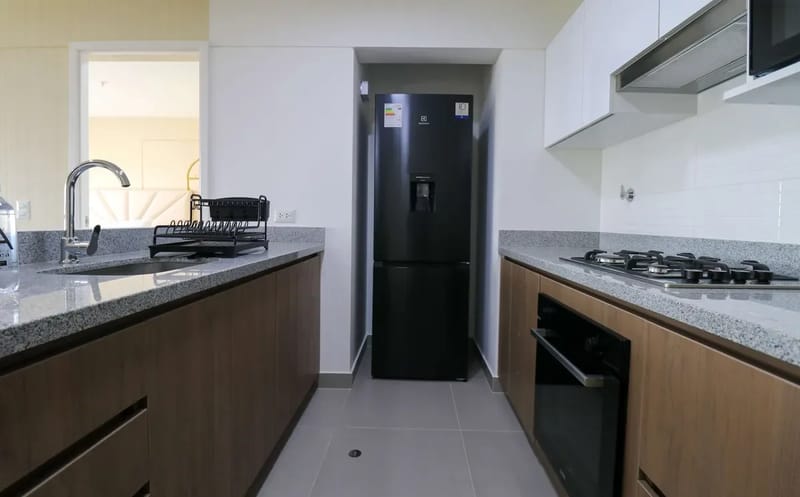 Elegant 2BR Haven w/ Private Balcony & Panoramic City Views