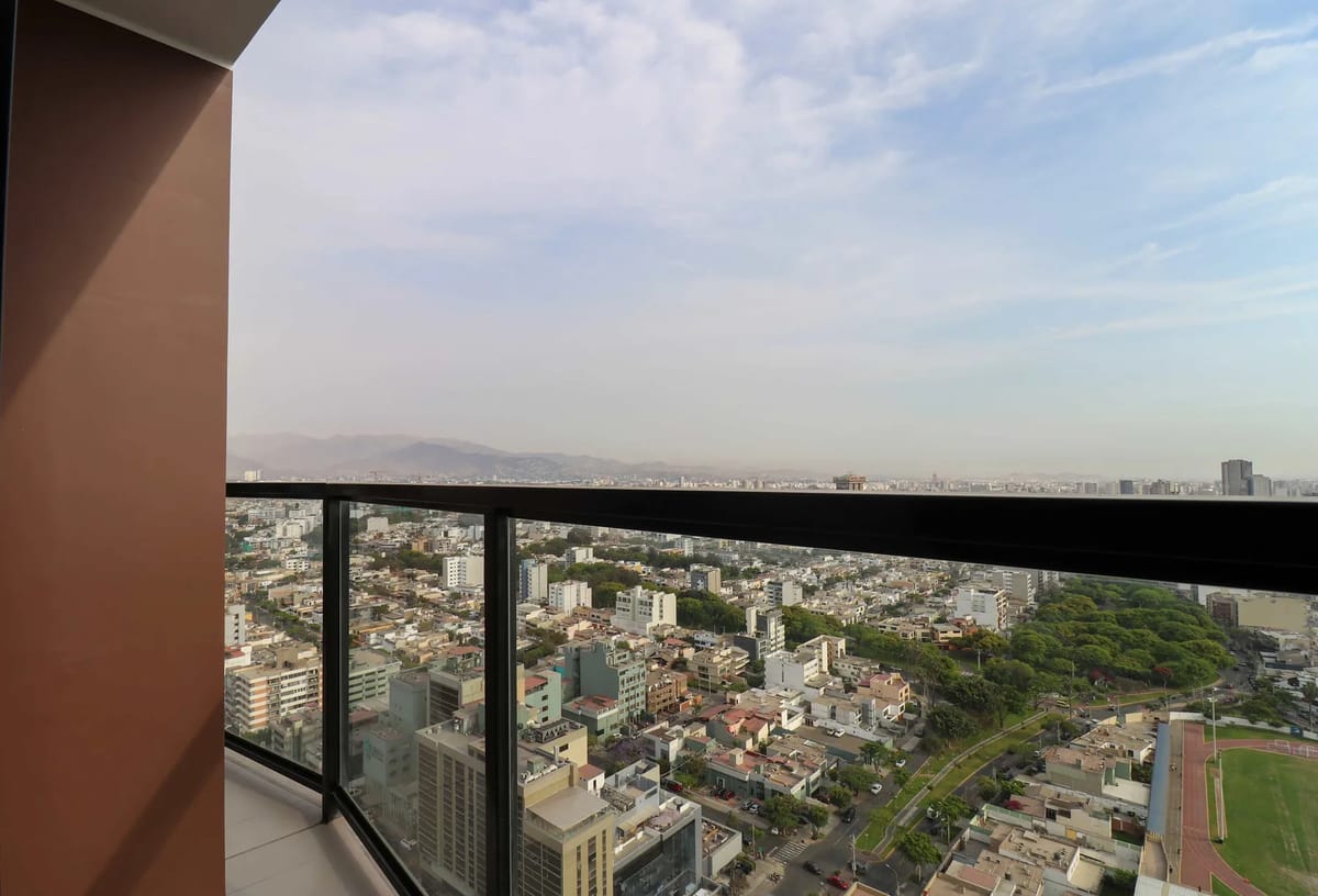 Elegant 2BR Haven w/ Private Balcony & Panoramic City Views