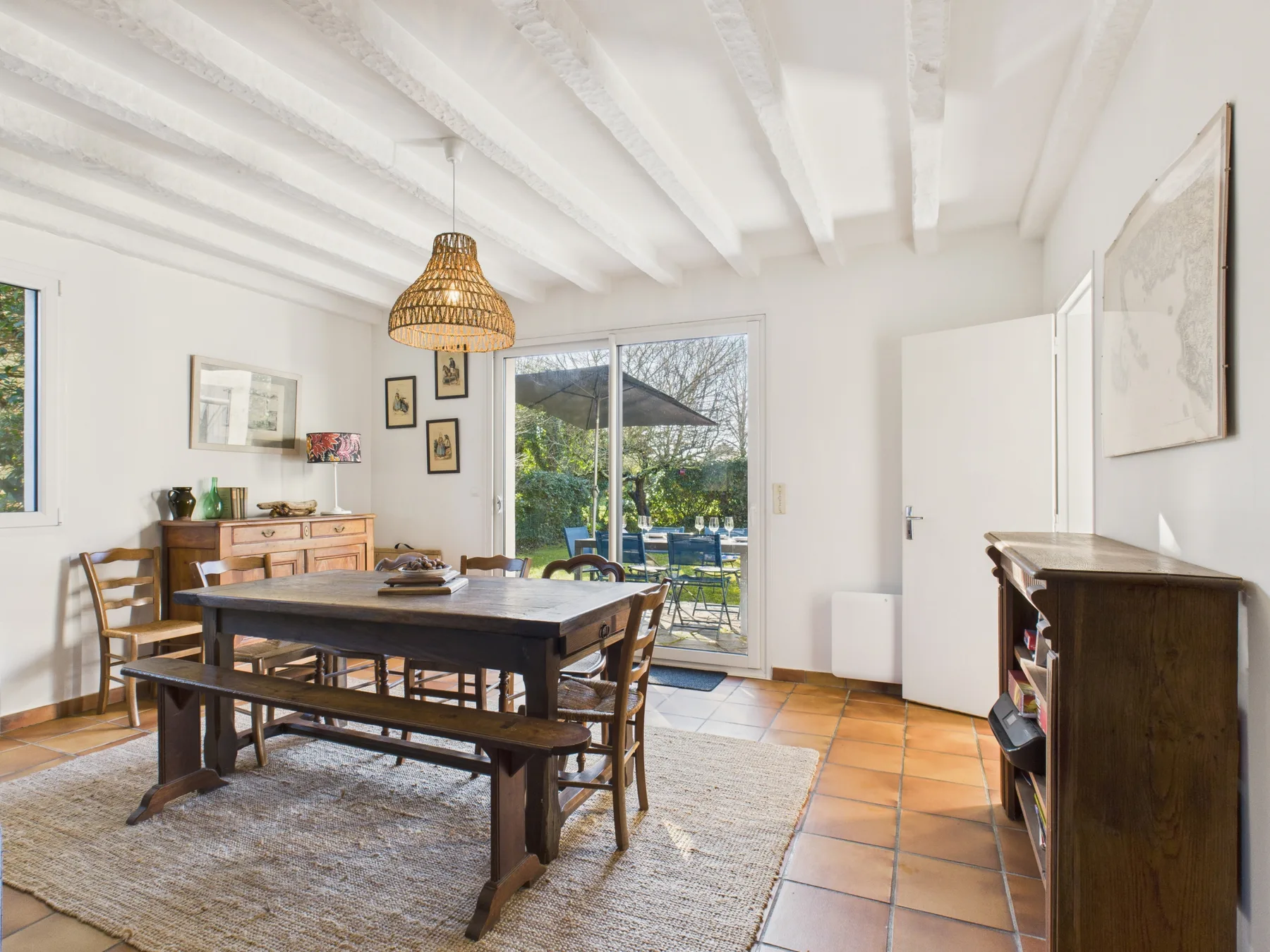 A orillas del golfo, casa para 8 con jardín
