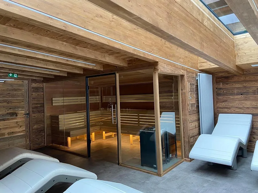Zona de relajación del spa