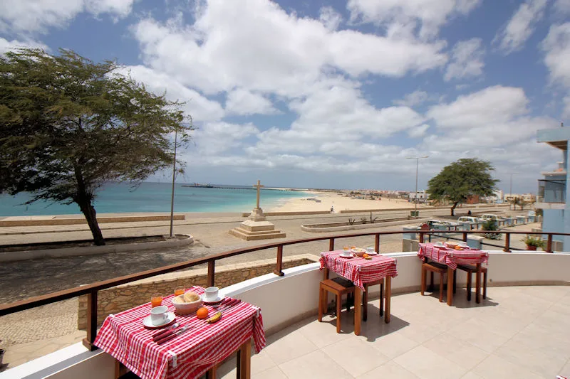 Terraza para desayunar