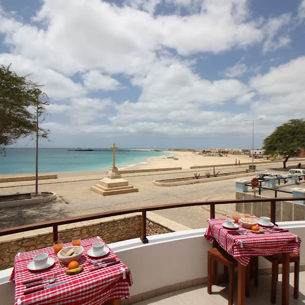Terraza para desayunar
