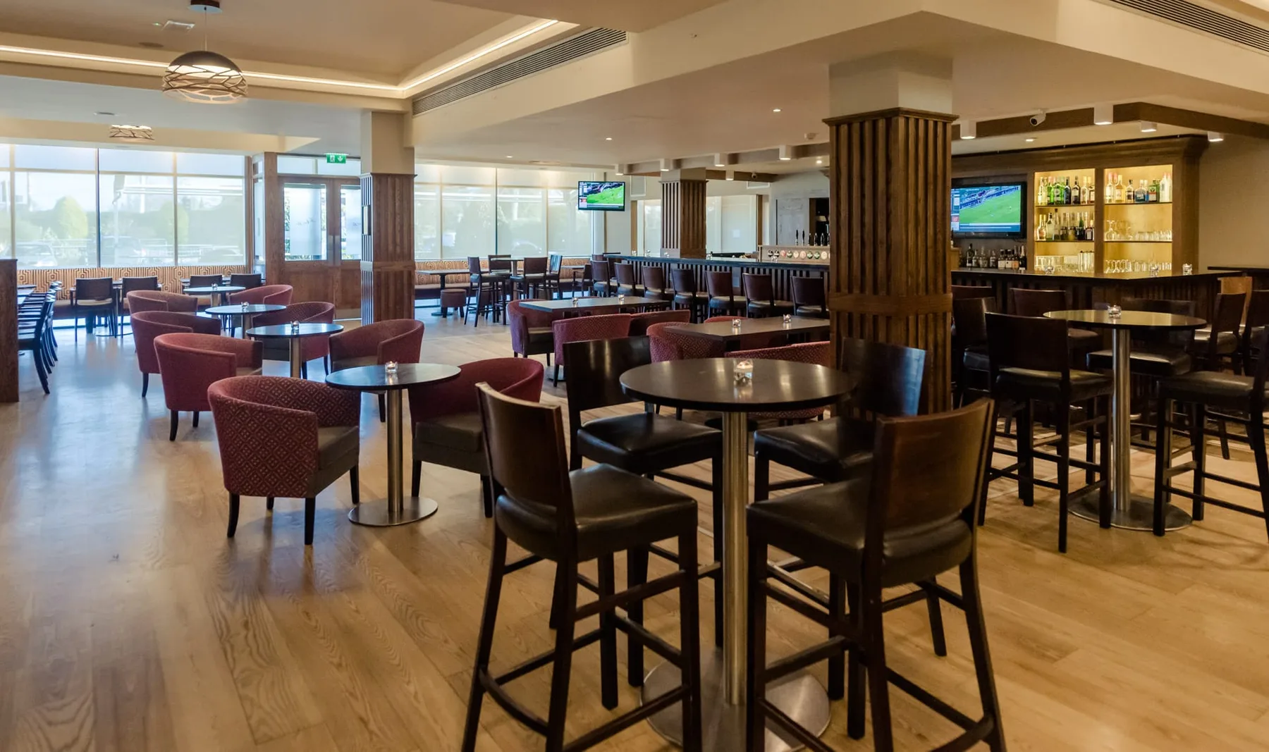 Seating area in the Lodge Bar