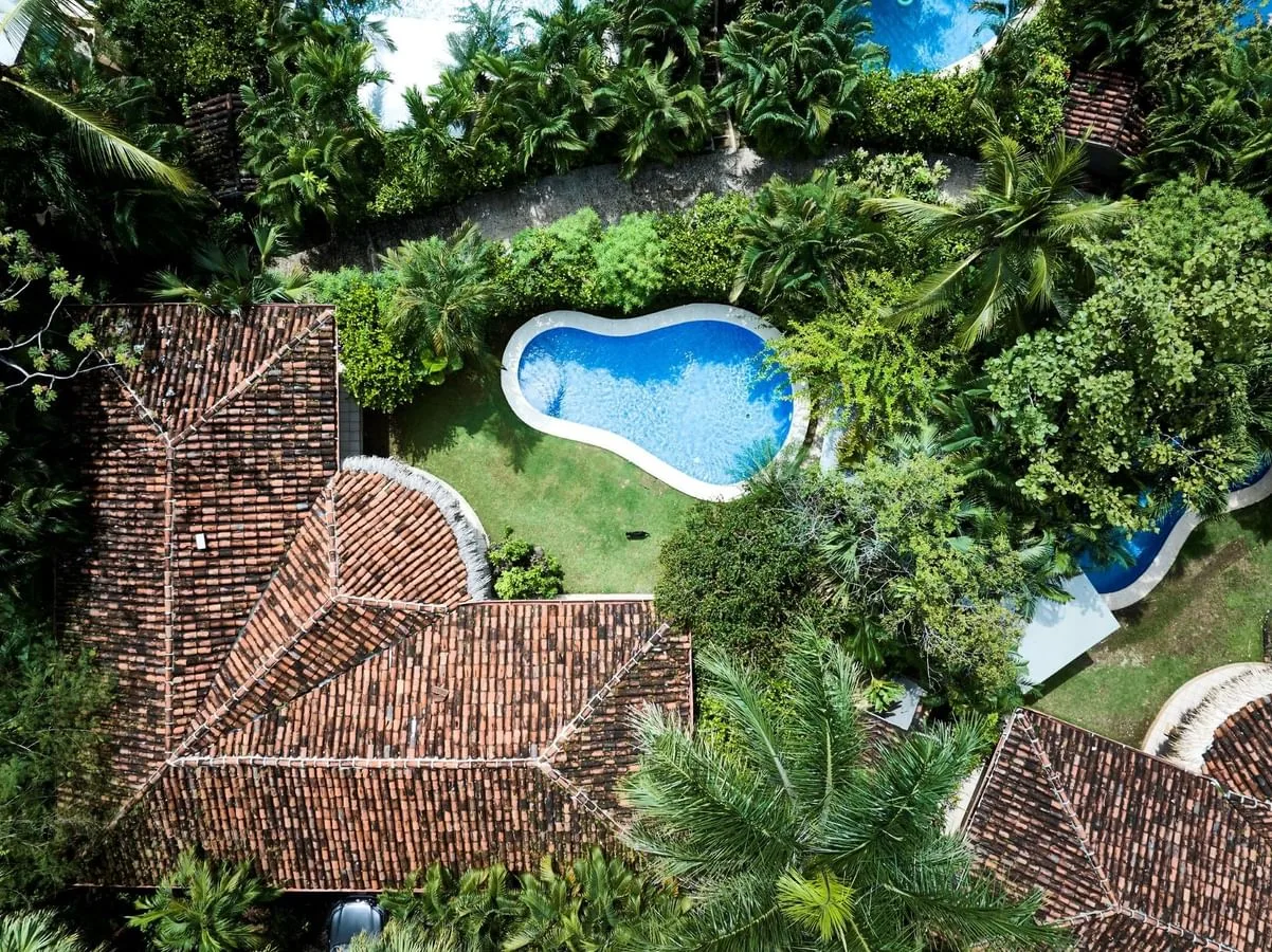 Aerial view of Cala Luna