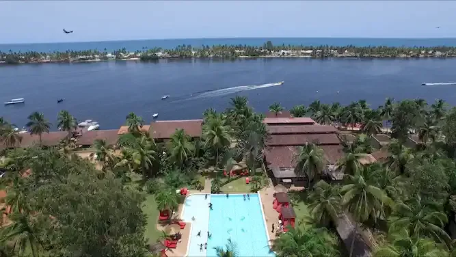 Vista aérea de Coucoué Lodge