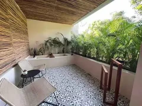 Cozy 1BR Stay with Terrace & Jacuzzi in Tulum