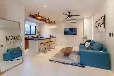 Cozy 1BR Stay with Terrace & Jacuzzi in Tulum