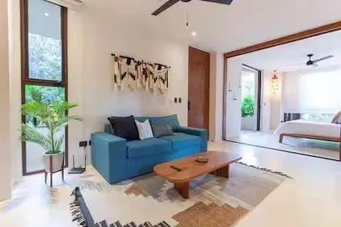 Cozy 1BR Stay with Terrace & Jacuzzi in Tulum