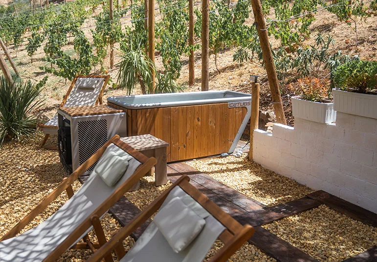 Hotel wellness area