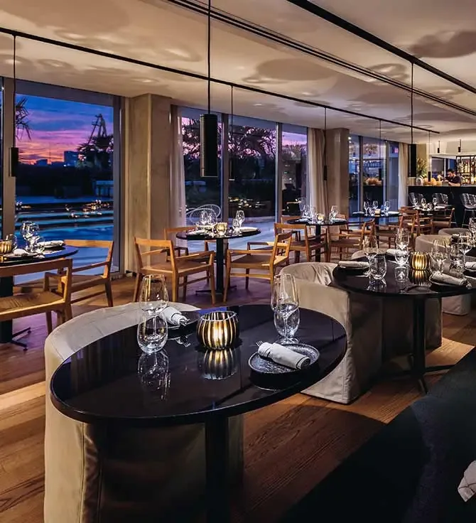 Dining room at Leynia.