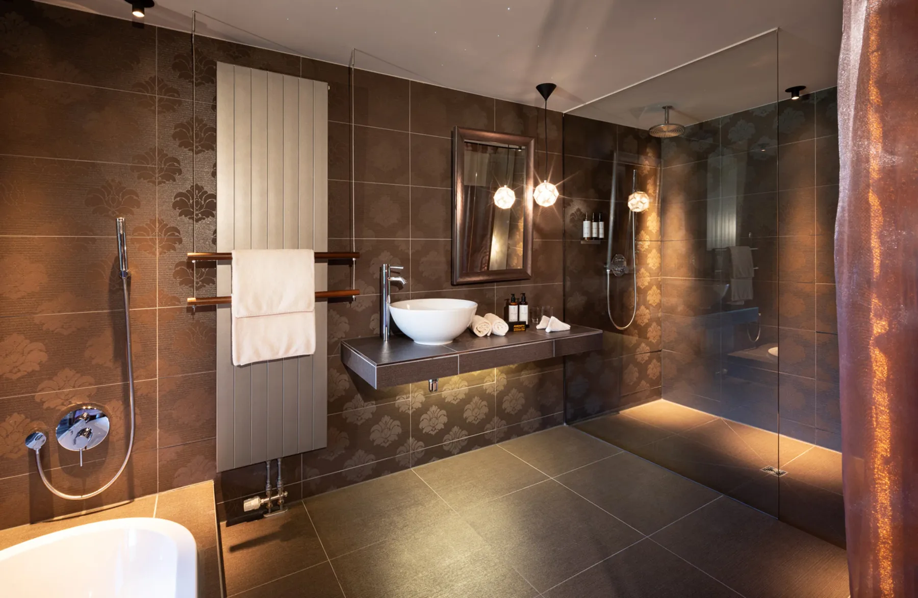 Baño de la suite Kokon