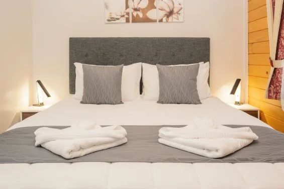 Cama de la suite de dos dormitorios