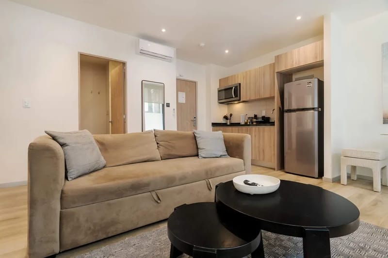 Bright 2BR w/ AC in Prime Cuauhtemoc