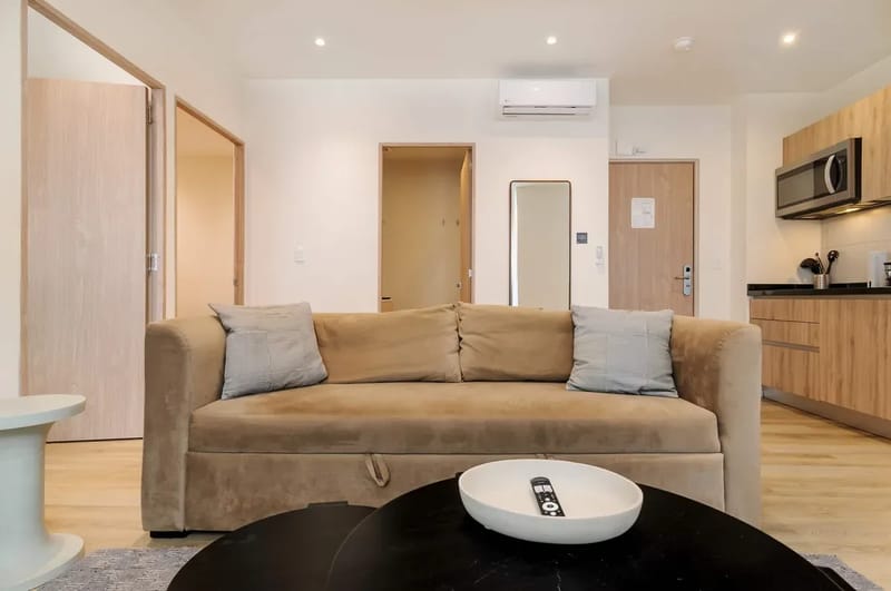 Bright 2BR w/ AC in Prime Cuauhtemoc