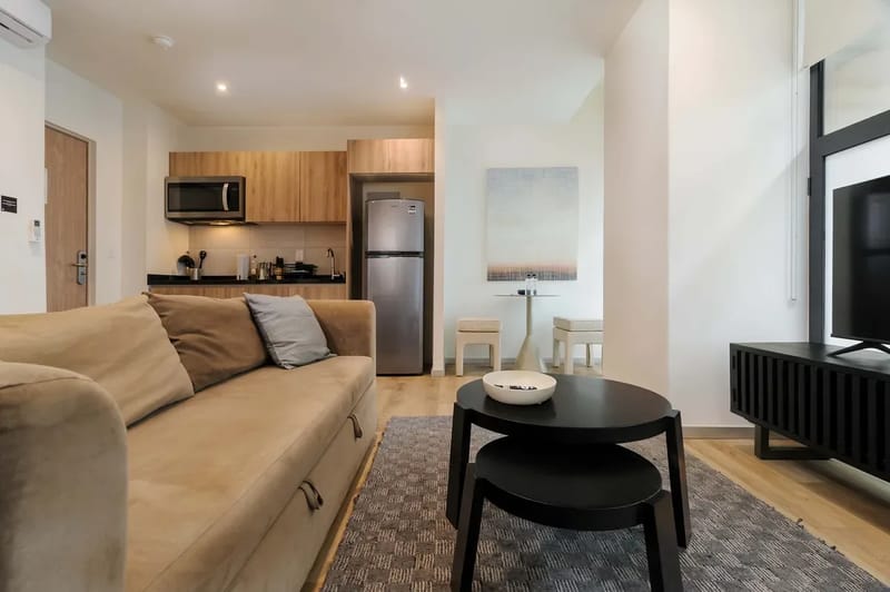 Bright 2BR w/ AC in Prime Cuauhtemoc
