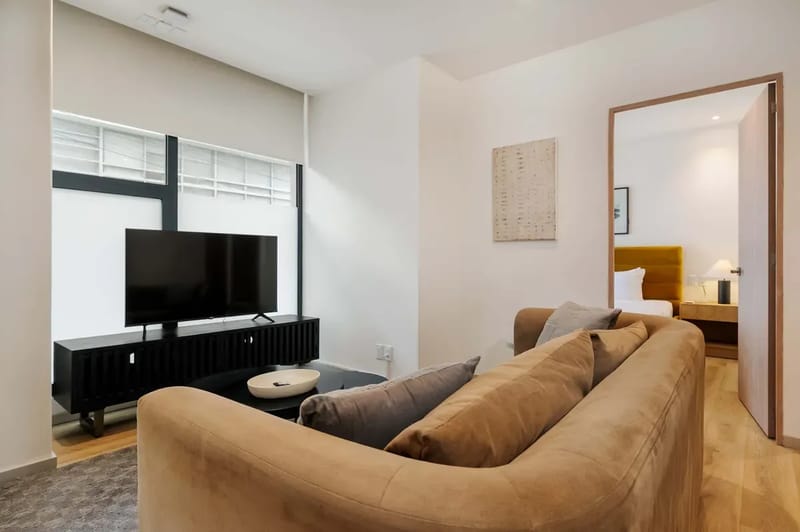 Bright 2BR w/ AC in Prime Cuauhtemoc