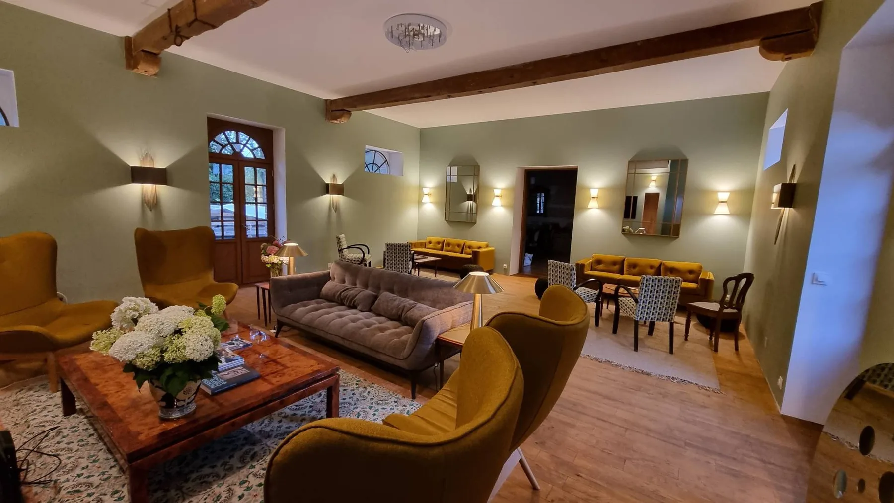 Living room at Les Écuries
