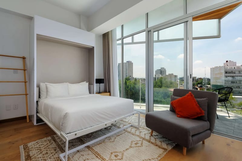 Engaging Loft w/ Perfect View in Roma Norte