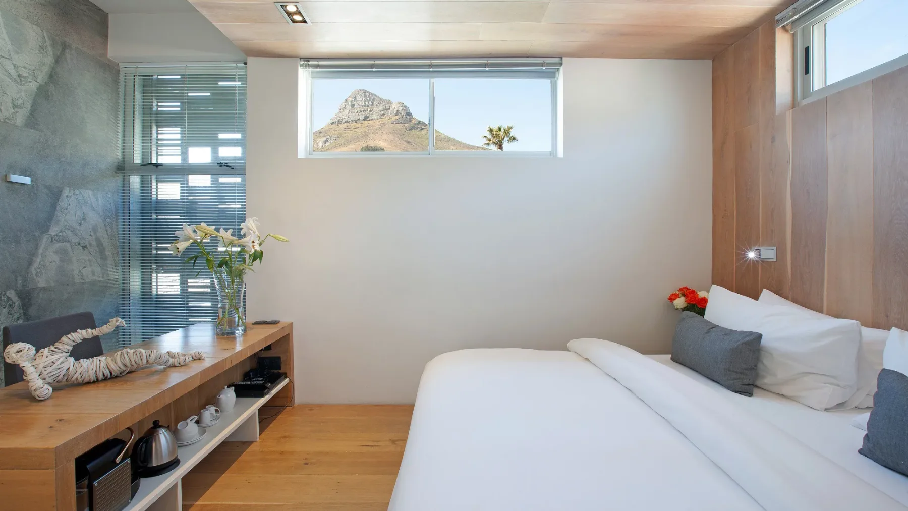 Habitación Mountain con cama king-size y vistas a Lion's Head