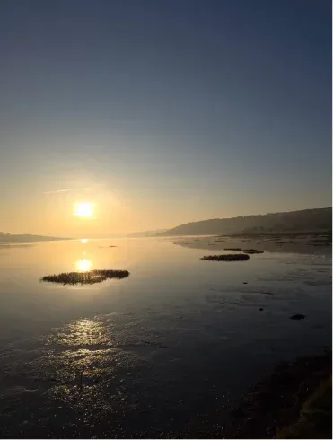Courtmacsherry Harbour at sunset