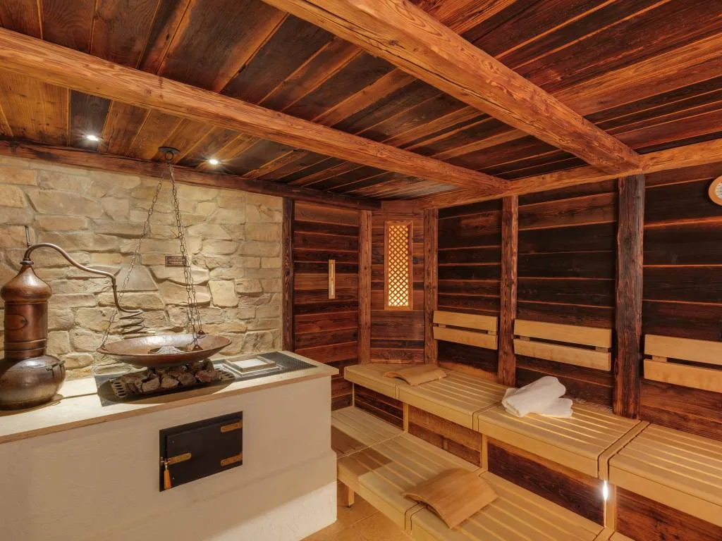 Montafon sauna room at Hotel Zamangspitze