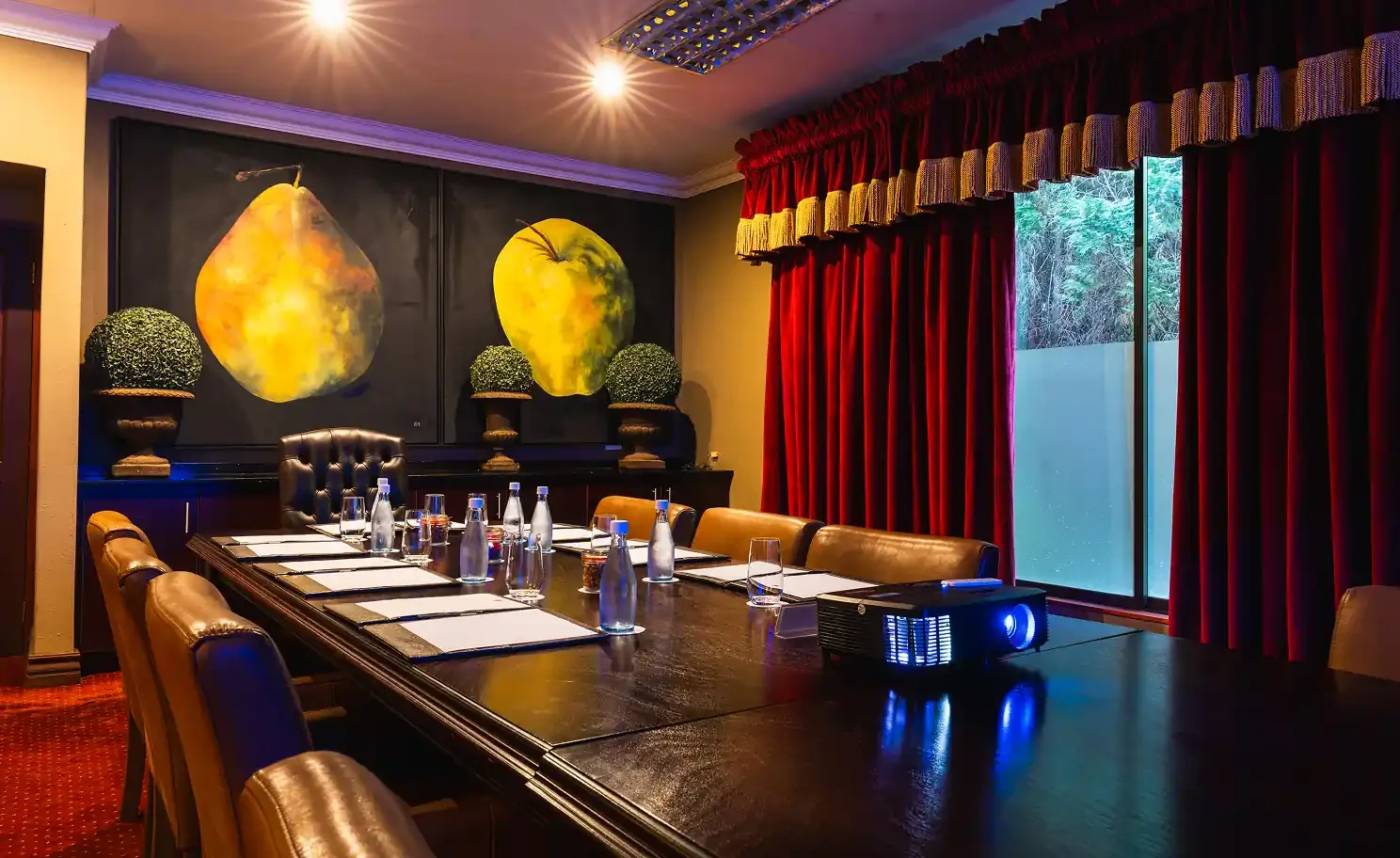 Hotel meeting and gathering space