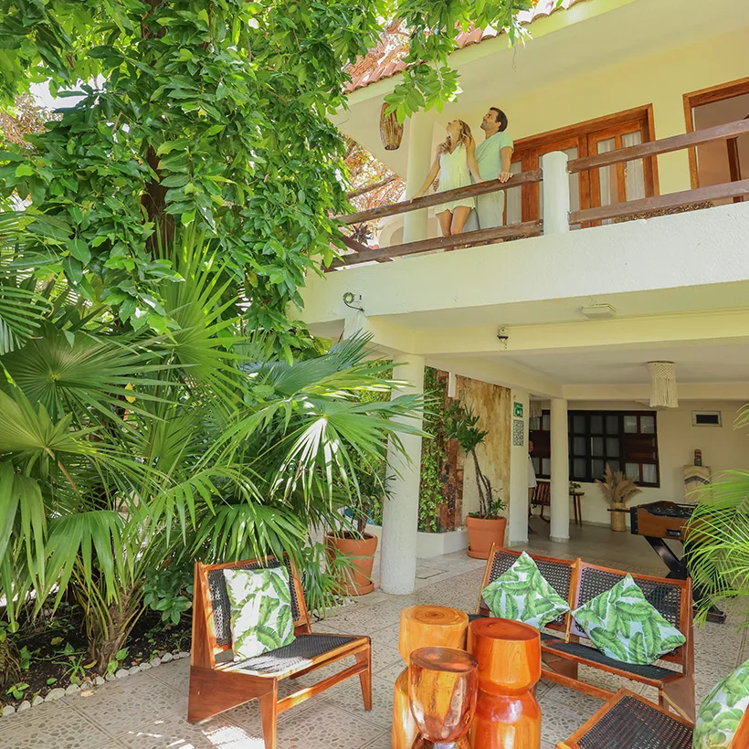 Jardines del hotel