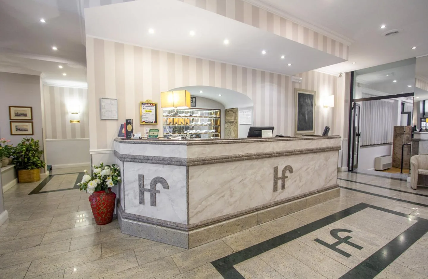 Zona de servicio del hotel