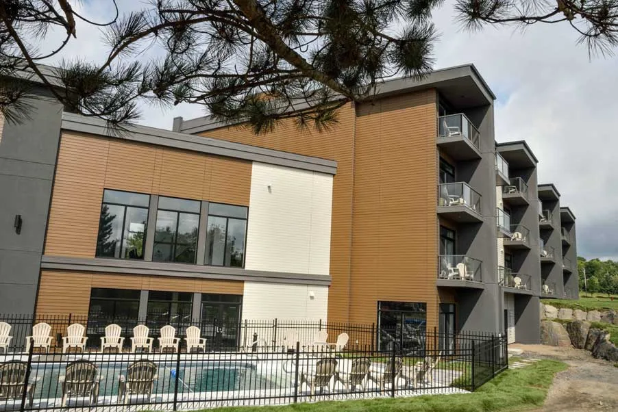 Exterior of the property