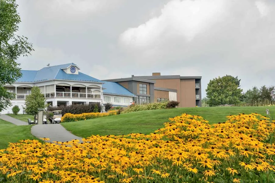 View of the golf club property