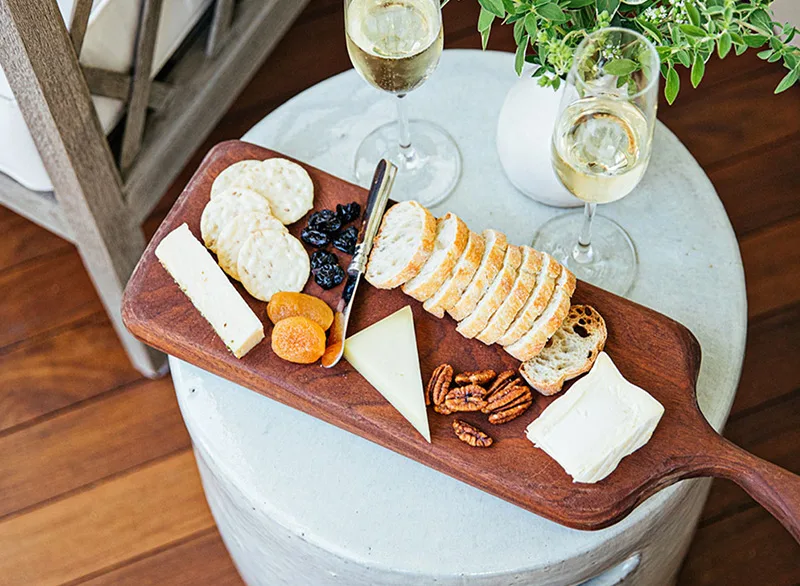 Wine and cheese pairing