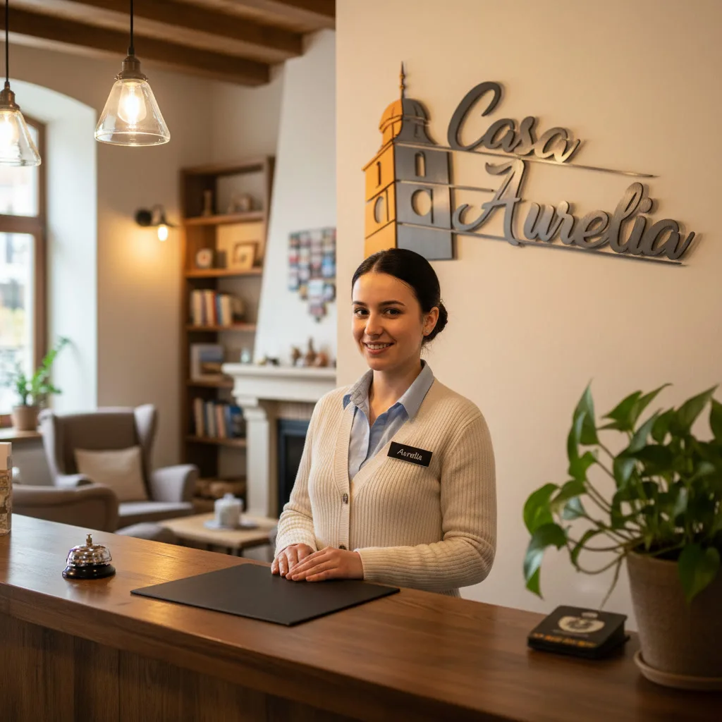 Recepción de Casa Aurelia