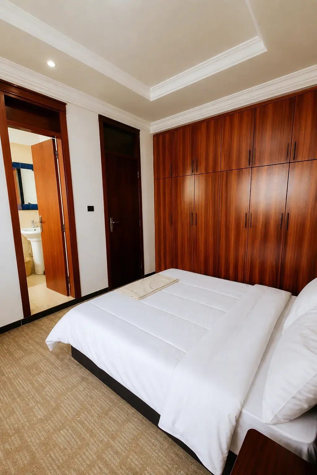 Three-Bedroom Apartment main bedroom