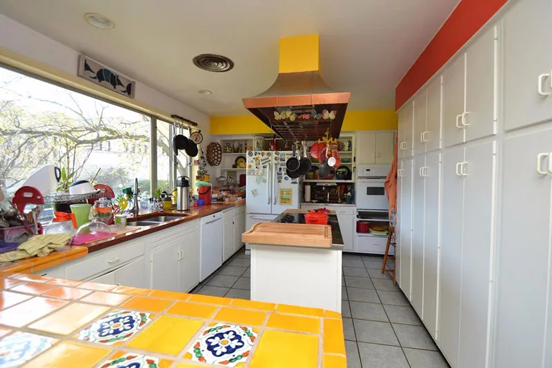 Interior de la cocina.