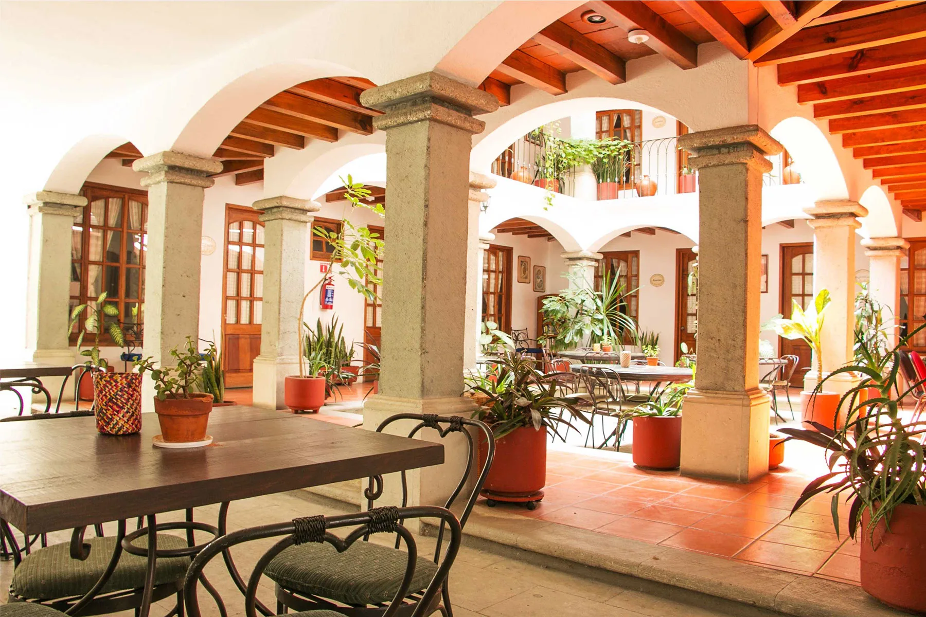 Central courtyard