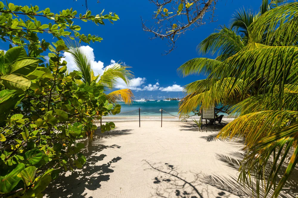 Cabañas junto a la playa