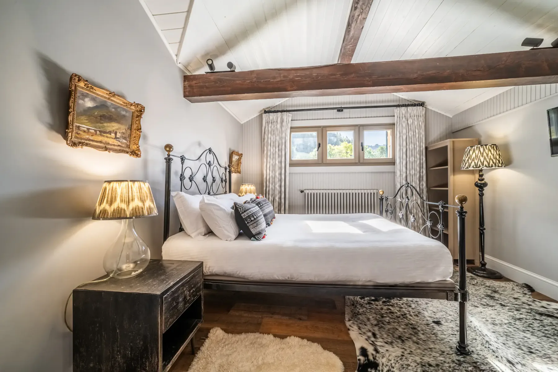 Lujoso dormitorio doble en el chalet familiar La Rose en Clairiere, Morzine