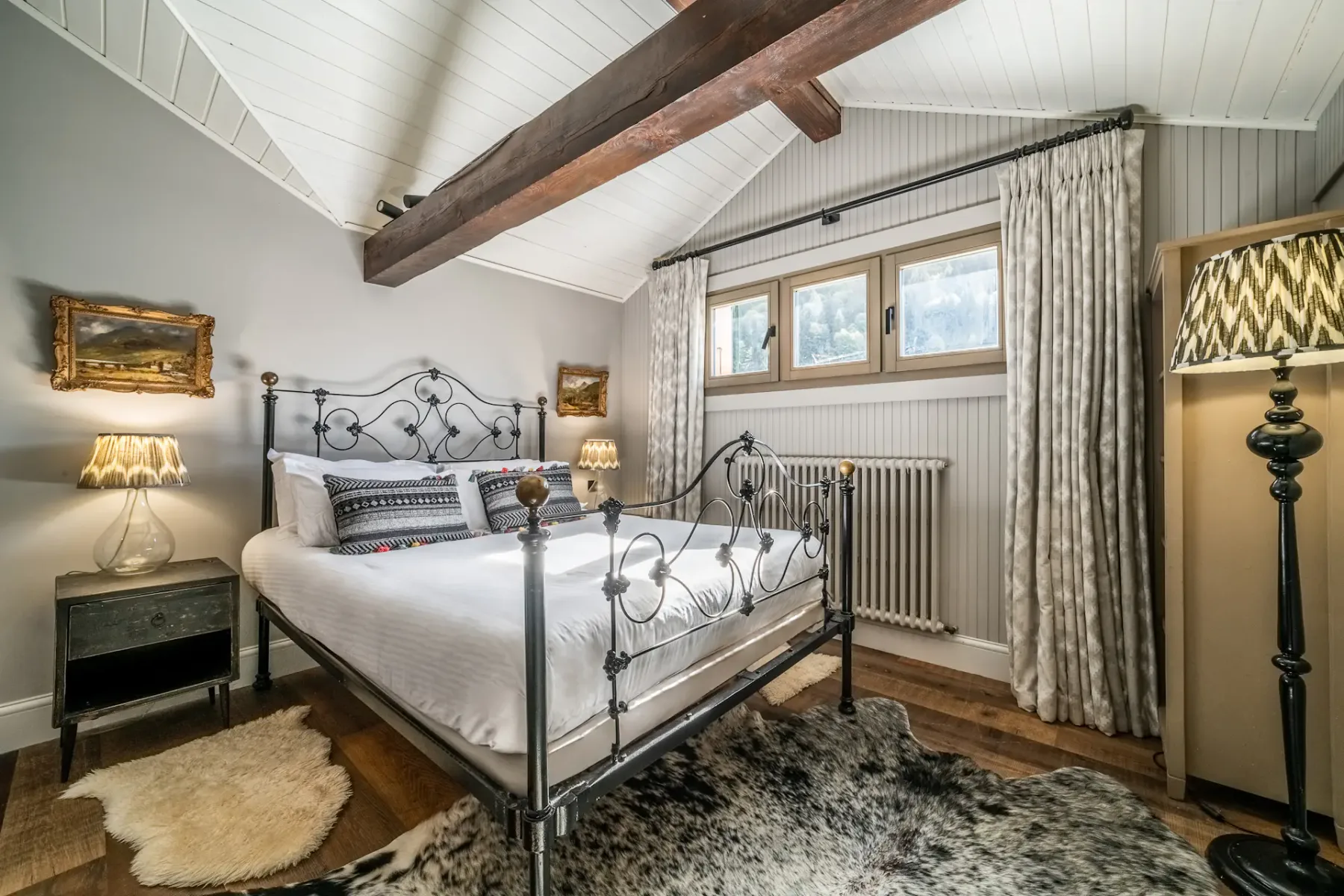 Lujoso dormitorio doble en el chalet familiar La Rose en Clairiere, Morzine