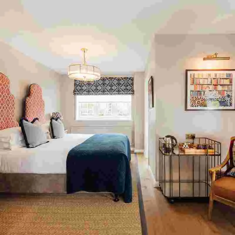 Boutique hotel bedroom