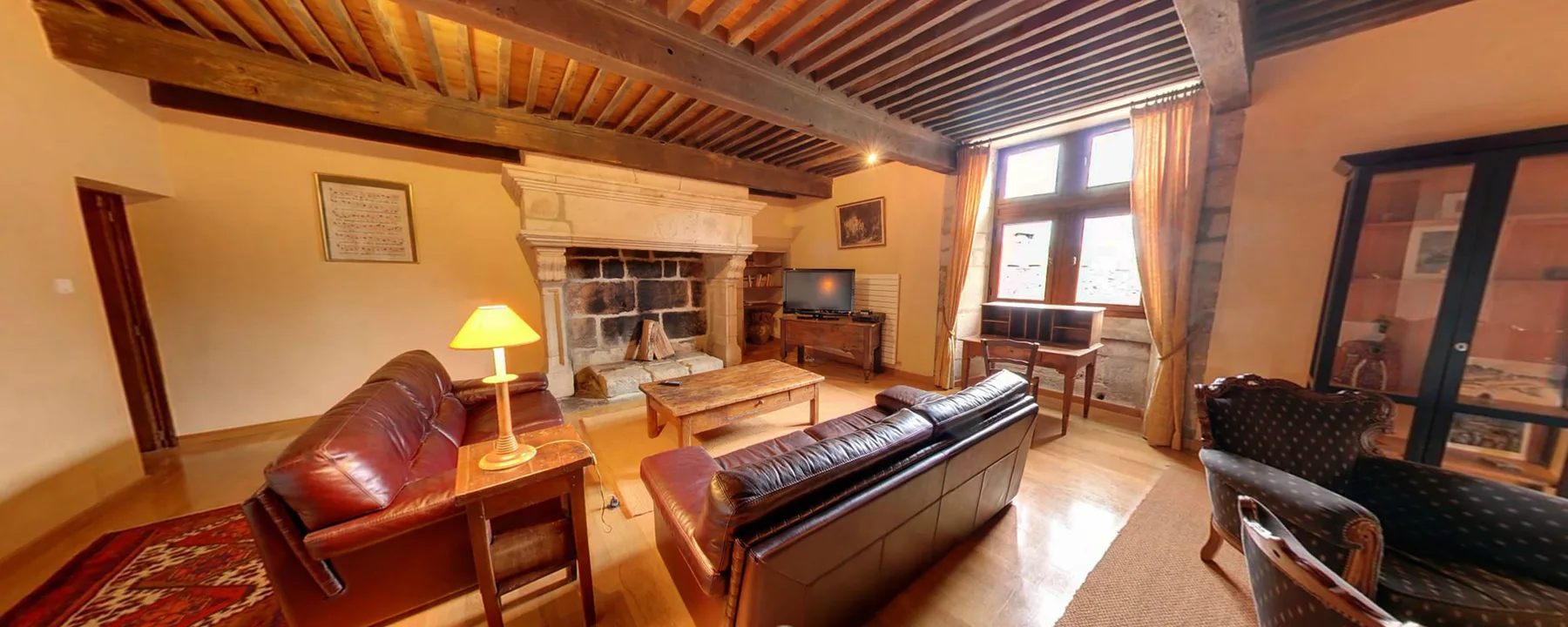 Lounge at Auberge La Régordane