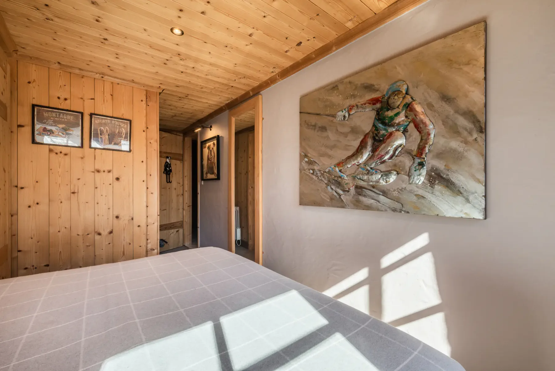 Cosy double bedroom family apartment Garapa Morzine
